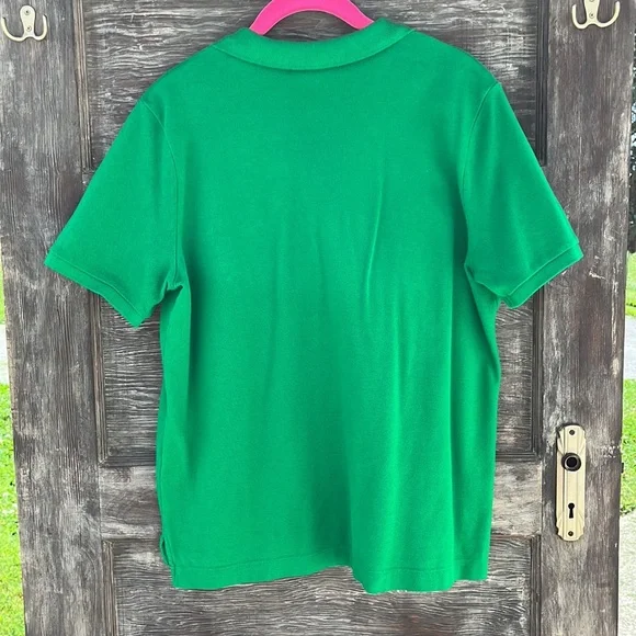 Vintage Lauren Ralph Lauren Women’s Polo Shirt, Kelly Green | L - Picture 9 of 10